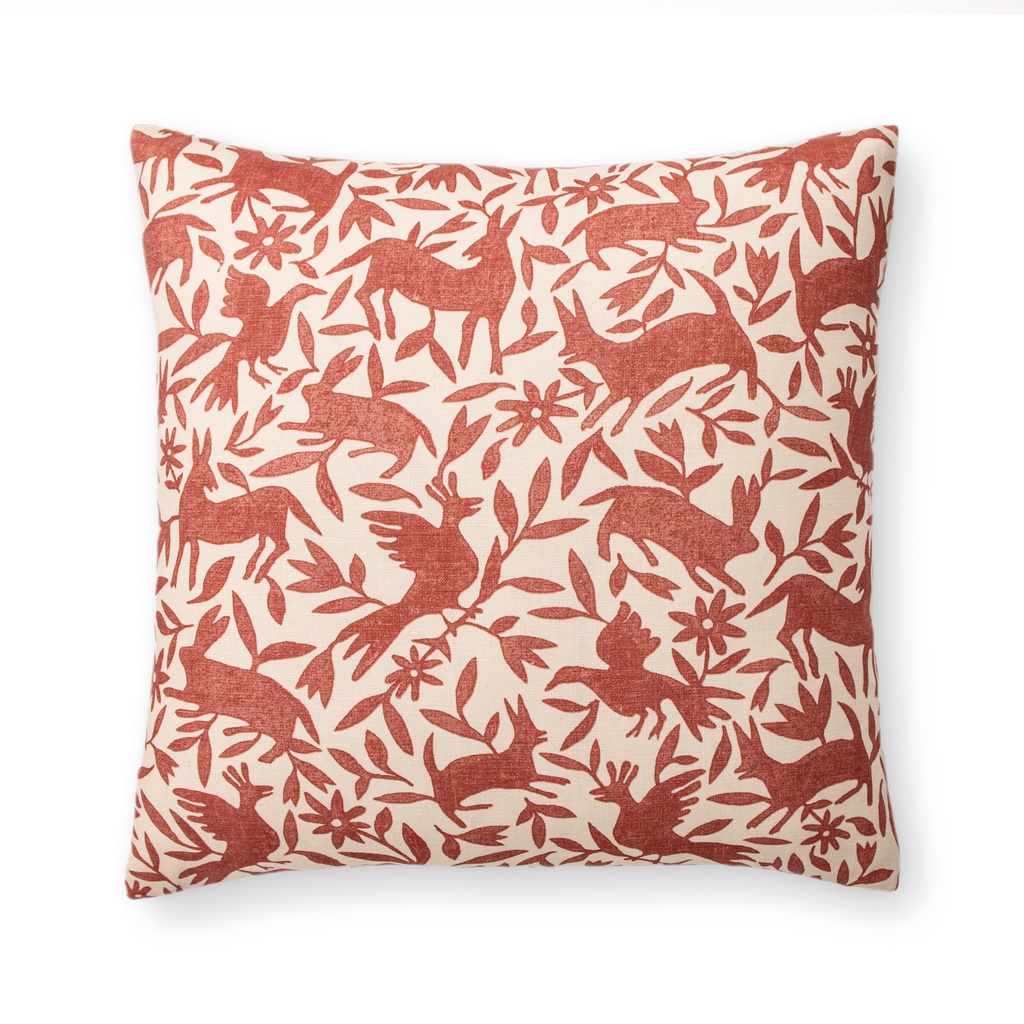 flora & fauna pillow