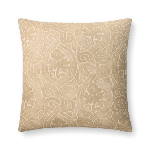 coptic pillow (18" Square, camel, No Insert) [1018-02-18x18-N] 