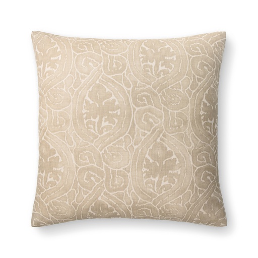 coptic pillow (18" Square, taupe, No Insert) [1018-03-18x18-N] 