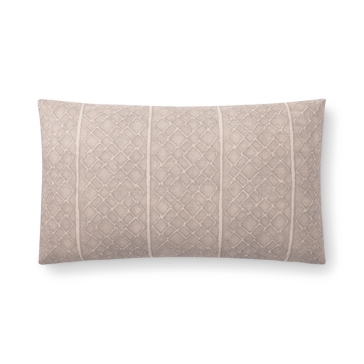 verena pillow (12 x 20" Lumbar, mauve, Faux Down) [1020-01-12x20-F] 