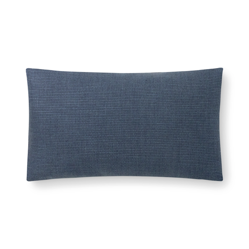 crosstown pillow (12 x 20" Lumbar, indigo, No Insert) [2046-07-12x20-N] 