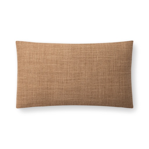 colette pillow (12 x 20" Lumbar, nutmeg, Faux Down) [2032-05-12x20-F] 