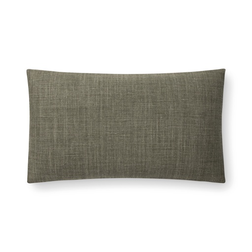 colette pillow (12 x 20" Lumbar, Faux Down, moss) [2032-10-12x20-N] 