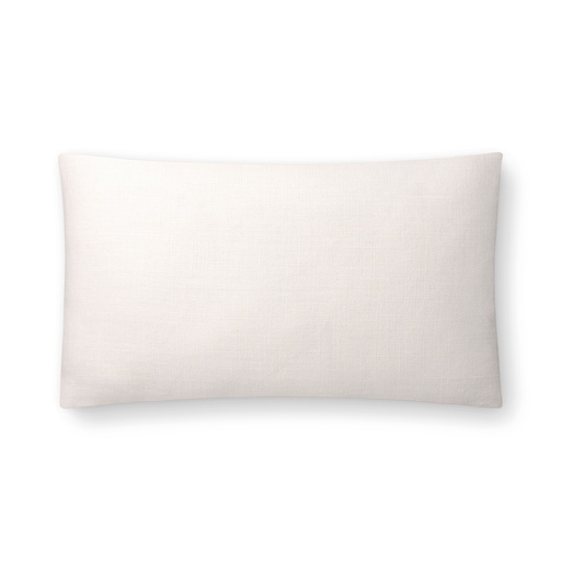 colette pillow (12 x 20" Lumbar, Faux Down, pearl) [2032-13-12x20-F] 