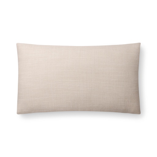 colette pillow (12 x 20" Lumbar, barely beige, Faux Down) [2032-14-12x20-F] 