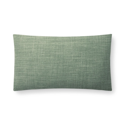 colette pillow (12 x 20" Lumbar, Faux Down, seaweed) [2032-15-12x20-F] 
