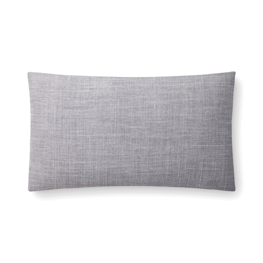 colette pillow (12 x 20" Lumbar, Faux Down, steel blue) [2032-16-12x20-F] 
