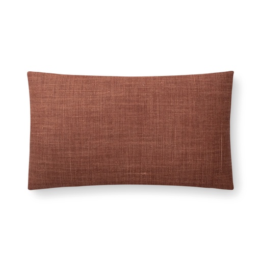 colette pillow (12 x 20" Lumbar, Faux Down, spice) [2032-21-12x20-F] 