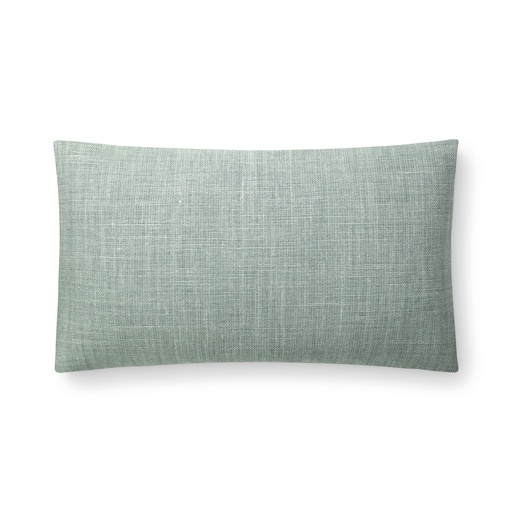 colette pillow (12 x 20" Lumbar, sage, Faux Down) [2032-24-12x20-F] 