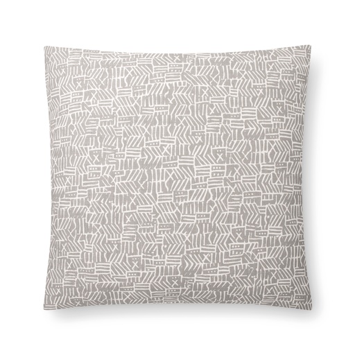 cypher pillow (18" Square, gray, No Insert) [1052-01-18x18-N] 