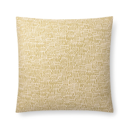 cypher pillow (18" Square, citron, No Insert) [1052-02-18x18-N] 
