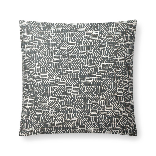 cypher pillow (18" Square, midnight blue, No Insert) [1052-05-18x18-N] 