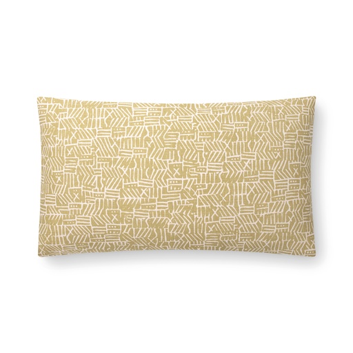 cypher pillow (12 x 20" Lumbar, citron, Faux Down) [1052-02-12x20-F] 