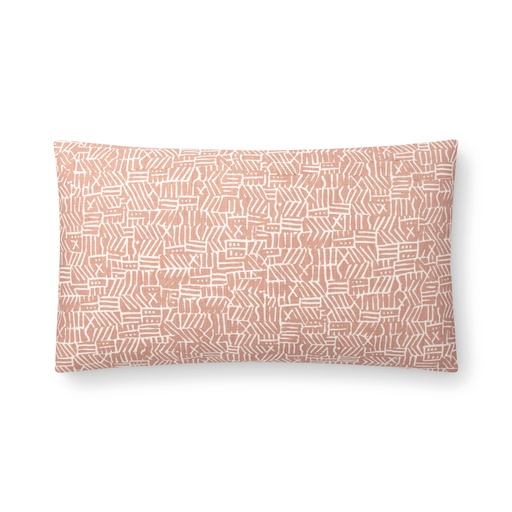 cypher pillow (12 x 20" Lumbar, rosewater, Faux Down) [1052-06-12x20-F] 