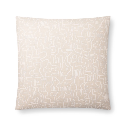 rune pillow (18" Square, snow, No Insert) [1053-01-18x18-N] 