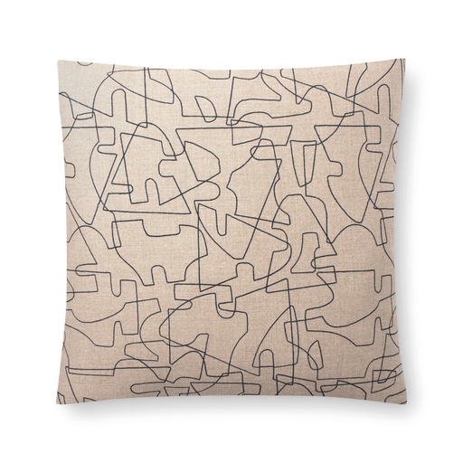 verge pillow (18" Square, indigo, No Insert) [1056-05-18x18-N] 